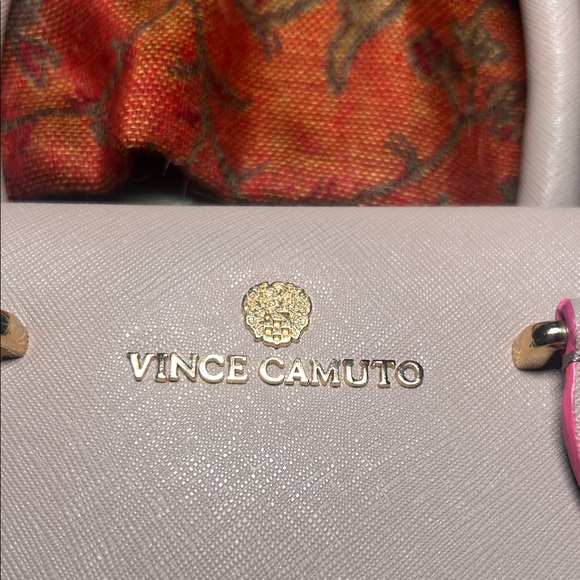 NWOT Vince Camuto Saffiano Leather satchel - Picture 2 of 6